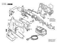 Bosch 0 601 933 766 Gbm 9,6 Ves-3 Cordless Drill 9.6 V / Eu Spare Parts